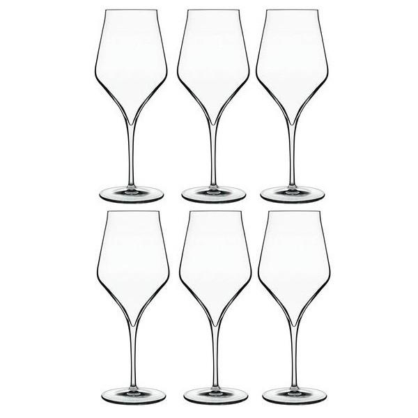 Luigi Bormioli Supremo Bordeaux Crystal Wine Glasses 6pcs Set 550ml| Made in Italy